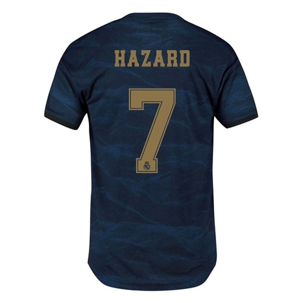 Camiseta Real Madrid NO.7 Hazard 2ª 2019-2020 Azul